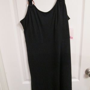 Women's black summer dress